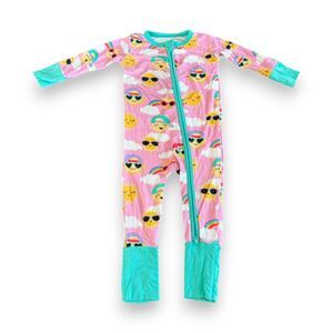 Birdie Bean Aurora Bamboo Convertible Footie 3-6 Months